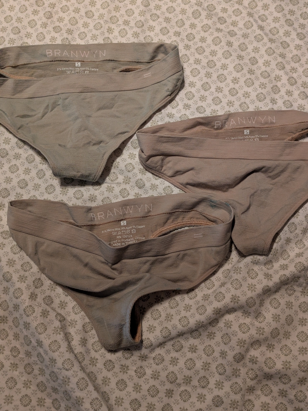 Three Branwyn Nude Thongs